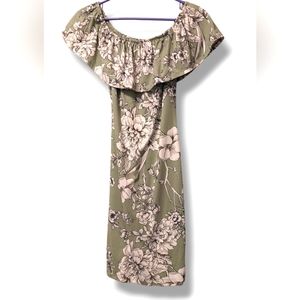 Love J size medium off the shoulder dress floral